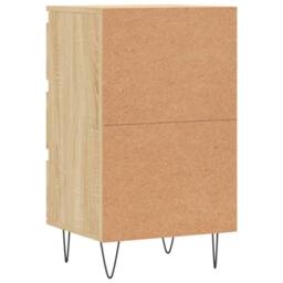Berkfield Home Sideboard Sonoma Oak 40x35x70 cm Engineered Wood in Brown - Size: 40 x 35 x 70 cm - thumbnail 8