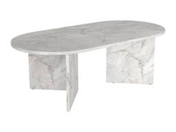 Vente-unique Coffee Table - White Marble Effect - TOPANIA - thumbnail 5