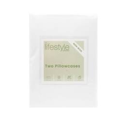 Voltico Soft Touch Pillowcase Pair Easy Care Non Iron - Grey White Black - thumbnail 2