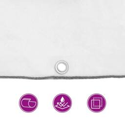 Berkfield Home Plant Cover¬†with Eyelets 1x8 m Polyethylene - thumbnail 9