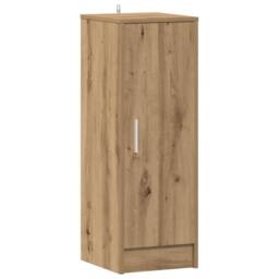 Berkfield Home Shoe Cabinet Old Wood 32x35x92 cm Engineered Wood in Brown - Size: 32 x 35 x 92 cm - thumbnail 1