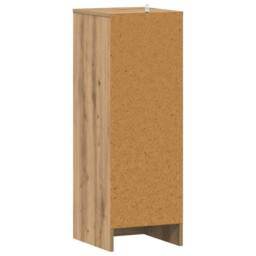 Berkfield Home Shoe Cabinet Old Wood 32x35x92 cm Engineered Wood in Brown - Size: 32 x 35 x 92 cm - thumbnail 6