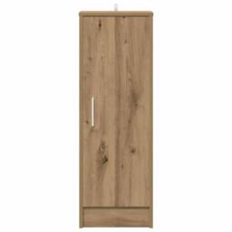 Berkfield Home Shoe Cabinet Old Wood 32x35x92 cm Engineered Wood in Brown - Size: 32 x 35 x 92 cm - thumbnail 4