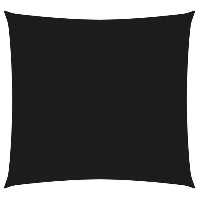 Berkfield Home Sunshade Sail Oxford Fabric Square 6x6 m Black - image 1