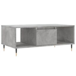 Berkfield Home Coffee Table Concrete Grey 90x50x36.5 cm Engineered Wood - thumbnail 2