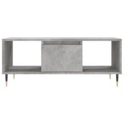 Berkfield Home Coffee Table Concrete Grey 90x50x36.5 cm Engineered Wood - thumbnail 5