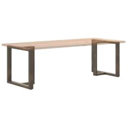 Berkfield Home Dining Table Legs T-Shaped¬†2 pcs Natural Steel 70x35x(72-73) cm Steel in Bronze - thumbnail 8