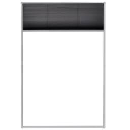 Berkfield Home Plisse Insect Screen for Windows Aluminium 80x120 cm in Black - thumbnail 3