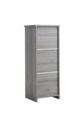 Living and Home Modern Wooden Freestanding Bathroom Cabinet in Grey - thumbnail 4