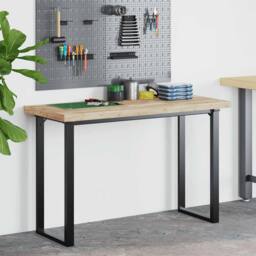 Berkfield Home Versatile Desk Top Untreated 120x50x4 cm Solid Wood Acacia in Brown - Size: 120 x 50 x 4 cm - thumbnail 1
