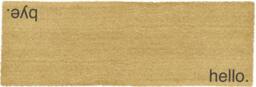 Artsy Mats Hello Bye Coir Doormat (120 x 40cm) in Brown - Size: 40 cm x 120 cm - thumbnail 4