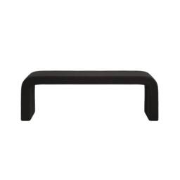 Lemon Pavilion Furniture Ren Indoor Bench - Boucle - L41xW151.5xH50 cm - Black Fully Assembled - thumbnail 2
