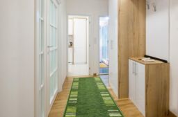 RugsX Anti-Slip Adagio Runner in Green - Size: 80 cm x 110 cm - thumbnail 3