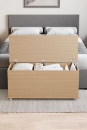 Home Discount Vida Designs Leon Versatile Storage Ottoman Bedroom Furniture in Brown - thumbnail 4