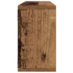 Berkfield Home Wall Shelves Set of 4, Vintage Style, 80x15x26 cm, Made of Engineered Wood in Brown - Size: 80 x 15 x 26 cm - thumbnail 9