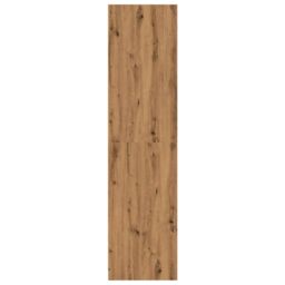 Berkfield Home Wardrobe Artisian Oak 100x50x200 cm Engineered Wood in Brown - Size: 100 x 50 x 200 cm - thumbnail 5
