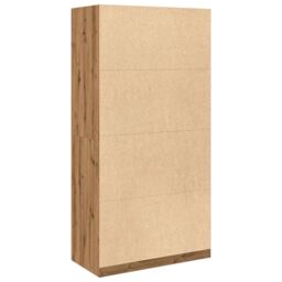 Berkfield Home Wardrobe Artisian Oak 100x50x200 cm Engineered Wood in Brown - Size: 100 x 50 x 200 cm - thumbnail 6
