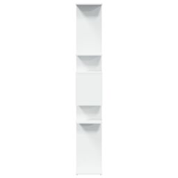 Berkfield Home Book Cabinet White 92x29x188 cm Engineered Wood - Size: 92 x 29 x 188 cm - thumbnail 6