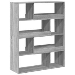 Berkfield Home Room Divider Grey Sonoma 100x33x125.5 cm Engineered Wood