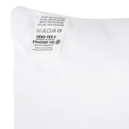 Wyld and Coco Set 2 White Microfibre Pillows Soft Hypoallergenic Side and Back - thumbnail 6