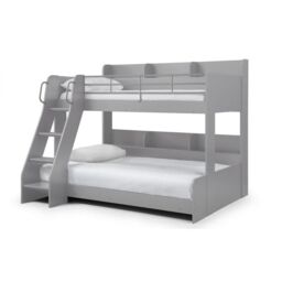 Ashfield Premium Modern Light Grey Triple Sleeper Bunk Bed - Size: Single - thumbnail 3