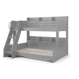 Ashfield Premium Modern Light Grey Triple Sleeper Bunk Bed - Size: Single - thumbnail 2