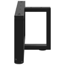 Berkfield Home Coffee Table Legs T-Shaped¬†2 pcs Black 60x25x(30-31) cm Steel - thumbnail 5