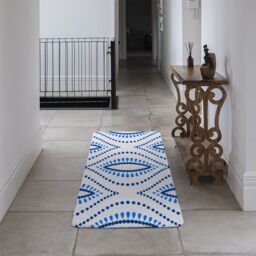 Benjamin Tate Design Seamless Boho Intricate Ogee Runner Rug in Natural - Size: 67 cm x 230 cm - thumbnail 3