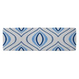 Benjamin Tate Design Seamless Boho Intricate Ogee Runner Rug in Natural - Size: 67 cm x 230 cm - thumbnail 1