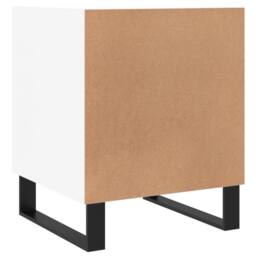 Berkfield Home Modern Bedside Cabinets 2 pcs White 40x40x50 cm Engineered Wood - Size: 40 x 40 x 50 cm - thumbnail 9