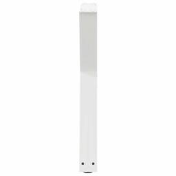 Berkfield Home Dining Table Legs 2 pcs White 60x(72-73.3) cm Steel - thumbnail 6