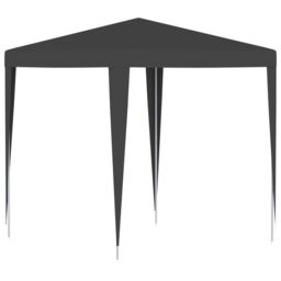 Berkfield Home Professional Party Tent 2x2 m Anthracite in Black - thumbnail 1