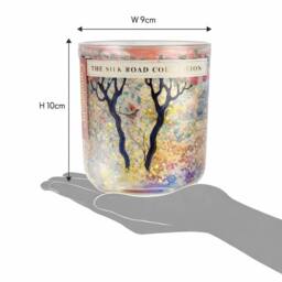 Candlelight The Silk Road Pomegranate & Cassis Light Up Glitter Candle - thumbnail 4