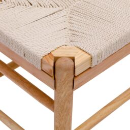 Nordlys Scandinavian Wooden Entryway Bench with Storage in Brown - thumbnail 7
