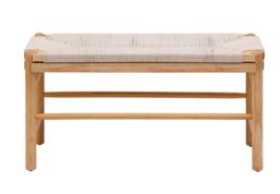 Nordlys Scandinavian Wooden Entryway Bench with Storage in Brown - thumbnail 9