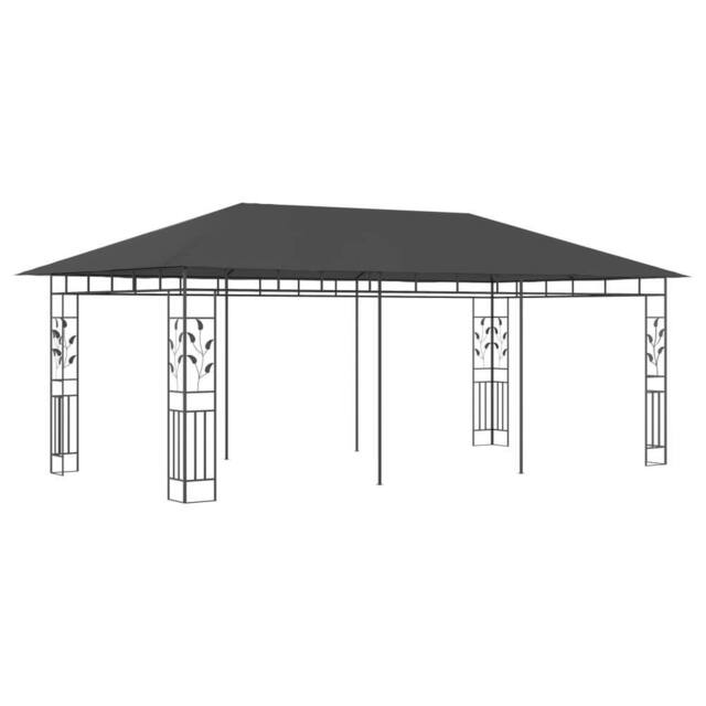 Berkfield Home Gazebo with Mosquito Net 6x3x2.73 m Anthracite in Charcoal - image 1