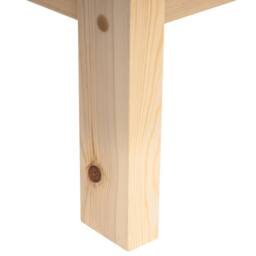 Wyld and Coco Kids Teepee Bed Frame Light Brown Pine EU Single with Slatted Base - thumbnail 9