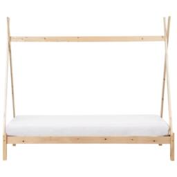 Wyld and Coco Kids Teepee Bed Frame Light Brown Pine EU Single with Slatted Base - thumbnail 5