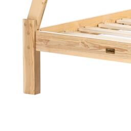 Wyld and Coco Kids Teepee Bed Frame Light Brown Pine EU Single with Slatted Base - thumbnail 8