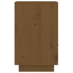 Berkfield Home Beautiful Bedside Cabinet Honey Brown 40x34x55 cm Solid Wood Pine - Size: 40 x 34 x 55 cm - thumbnail 7
