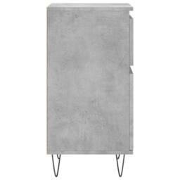 Berkfield Home Sideboards 2 pcs Concrete Grey 40x35x70 cm Engineered Wood - Size: 40 x 35 x 70 cm - thumbnail 8