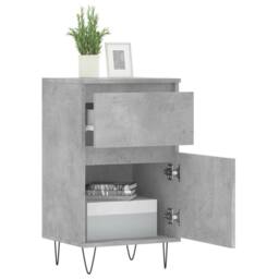 Berkfield Home Sideboards 2 pcs Concrete Grey 40x35x70 cm Engineered Wood - Size: 40 x 35 x 70 cm - thumbnail 4