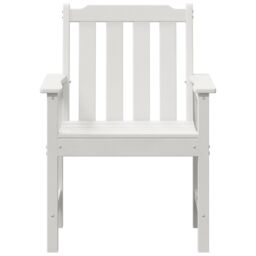 Berkfield Home Garden Dining Chairs 6 pcs White 65.5x55.5x88 cm HDPE - thumbnail 5