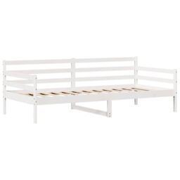 Berkfield Home Daybed with Drawers without Mattress White 90x190 cm Single Solid Wood - thumbnail 5