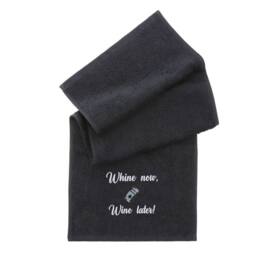 Duncan Stewart Running Sports Towel Whine Now Whine later in Black - thumbnail 2