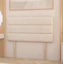 Somnior Chambery 2 Draw Divan Bed Frame with Headboard Plush Velvet in Ivory - Size: King - thumbnail 3