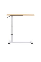 Living and Home Height Adjustable Laptop Table with Storage Shelf Mobile Overbed Desk - thumbnail 6