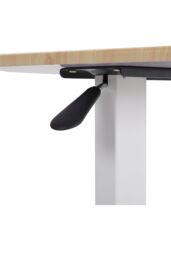 Living and Home Height Adjustable Laptop Table with Storage Shelf Mobile Overbed Desk - thumbnail 5