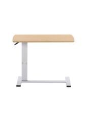 Living and Home Height Adjustable Laptop Table with Storage Shelf Mobile Overbed Desk - thumbnail 4