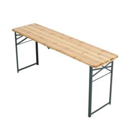 Ventryn Beer Garden Table Trestle Picnic Bistro BBQ Desk Outdoor 217 x 49CM in Brown - Size: 217 x 49 cm - thumbnail 3